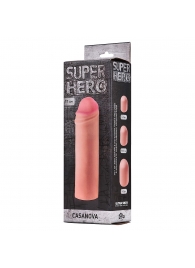 Фаллоудлинитель SUPER HERO Casanova - 18 см. - Lola Games - в Южно-Сахалинске купить с доставкой