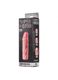 Фаллоудлинитель SUPER HERO Sex Machine - 15,5 см. - Lola Games - в Южно-Сахалинске купить с доставкой