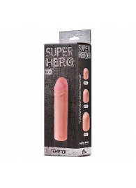 Фаллоудлинитель SUPER HERO Tempter - 16 см. - Lola Games - в Южно-Сахалинске купить с доставкой