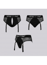 Трусики для фиксации насадок Strap-on-me Harness Lingerie Diva XS - Strap-on-me - купить с доставкой в Южно-Сахалинске