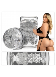 Прозрачный двусторонний мастурбатор Fleshlight Quickshot Mia Malkova - Fleshlight - в Южно-Сахалинске купить с доставкой