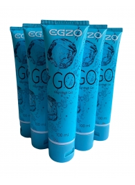 Набор из 5 пролонгирующих лубрикантов на водной основе Egzo Go (по 100 мл.) - EGZO - купить с доставкой в Южно-Сахалинске