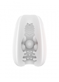 Белый мастурбатор-яйцо Bisedze - LoveStore - в Южно-Сахалинске купить с доставкой