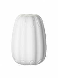 Белый мастурбатор-яйцо Bisedze - LoveStore - в Южно-Сахалинске купить с доставкой