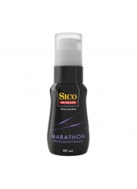 Пролонгирующая гель-смазка Sico Marathon - 50 мл. - Sico - купить с доставкой в Южно-Сахалинске