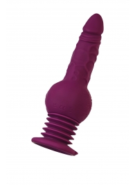 Фиолетовая мини-машина для секса Striker с пультом ДУ - 23,5 см. - ToyFa - купить с доставкой в Южно-Сахалинске