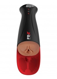 Мастурбатор-вагина в колбе с вибрацией Fuck-O-Matic Pro XL - Pipedream - в Южно-Сахалинске купить с доставкой