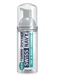 Очищающая пенка для игрушек и тела Toy   Body Cleaner Foamer - 47 мл. - Swiss navy - купить с доставкой в Южно-Сахалинске