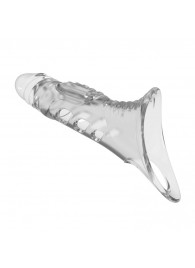 Прозрачная насадка на пенис - 22 см. - Baile - в Южно-Сахалинске купить с доставкой