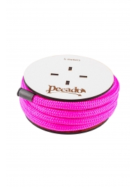Розовая веревка для шибари на катушке - 5 м. - Pecado - купить с доставкой в Южно-Сахалинске