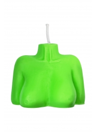 Зеленая сувенирная свеча «Женский силуэт» - Pecado - купить с доставкой в Южно-Сахалинске