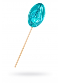 Леденец в форме вагины со вкусом блю кюрасао - 50 гр. - Sosuчki - купить с доставкой в Южно-Сахалинске