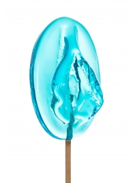 Леденец в форме вагины со вкусом блю кюрасао - 50 гр. - Sosuчki - купить с доставкой в Южно-Сахалинске