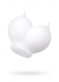 Белая сувенирная свеча «Сиськи» - Pecado - купить с доставкой в Южно-Сахалинске