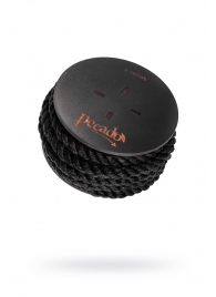 Черная веревка для шибари на катушке - 5 м. - Pecado - купить с доставкой в Южно-Сахалинске