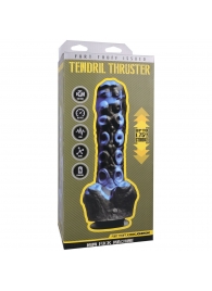 Черно-синяя мини-машина на присоске Tendril Thruster - 21,6 см. - Doc Johnson - купить с доставкой в Южно-Сахалинске