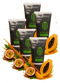 Набор из 5 съедобных лубрикантов JUJU со вкусом тропических фруктов - JuJu - купить с доставкой в Южно-Сахалинске