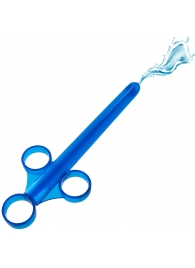 Синий шприц для введения лубриканта XL Lubricant Launcher - XR Brands - купить с доставкой в Южно-Сахалинске