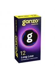 Презервативы с анестетиком для продления удовольствия Ganzo Long Love - 12 шт. - Ganzo - купить с доставкой в Южно-Сахалинске