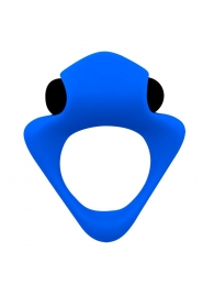 Синее эрекционное кольцо Wooomy Tribeс с вибрацией - Adrien Lastic - в Южно-Сахалинске купить с доставкой