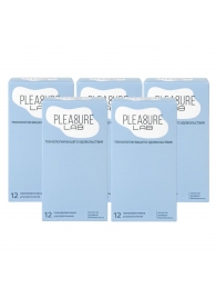 Набор из 5 упаковок ультратонких презервативов Pleasure Lab (по 12 шт.) - Pleasure Lab - купить с доставкой в Южно-Сахалинске
