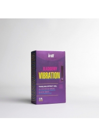 Стимулирующий гель с эффектом вибрации Blackberry Vibration - 15 мл. - INTT - купить с доставкой в Южно-Сахалинске