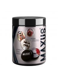 Черные утолщенные презервативы MAXUS Extra Strong с железным кейсом - 15 шт. - Maxus - купить с доставкой в Южно-Сахалинске