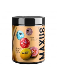 Точечные презервативы MAXUS 2000 Amazing Dots с железным кейсом - 15 шт. - Maxus - купить с доставкой в Южно-Сахалинске