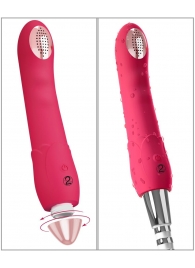 Малиновая насадка на душ с вибрацией Showers to orgasm - 20,1 см. - Orion - купить с доставкой в Южно-Сахалинске