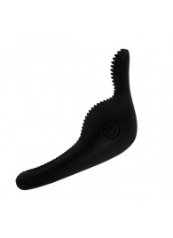 Чёрное эрекционное виброкольцо Thimble - Baile - в Южно-Сахалинске купить с доставкой