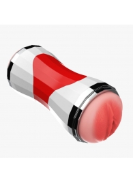 Двусторонний мастурбатор в колбе Power Grip Cup - вагина и ротик - Boys of Toys - в Южно-Сахалинске купить с доставкой