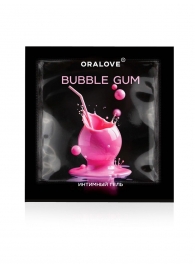 Саше съедобной оральной смазки OraLove с ароматом бабл-гам - 3 гр. - Биоритм - купить с доставкой в Южно-Сахалинске