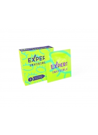 Ультратонкие презервативы Expert Invisible - 3 шт. - Expert - купить с доставкой в Южно-Сахалинске