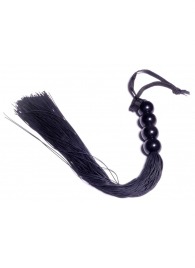 Черная силиконовая плеть - 37 см. - Boys of Toys - купить с доставкой в Южно-Сахалинске