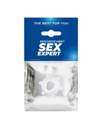 Стимулирующая насадка на пенис с несколькими видами рельефа - Sex Expert - в Южно-Сахалинске купить с доставкой