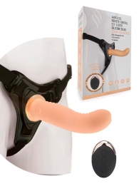 Женский вибрострапон со съемной насадкой и пультом ДУ - Erokay - купить с доставкой в Южно-Сахалинске