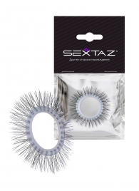 Круглое эрекционное кольцо с «ресничками» - Sextaz - в Южно-Сахалинске купить с доставкой