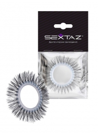 Круглое эрекционное кольцо с длинными «ресничками» - Sextaz - в Южно-Сахалинске купить с доставкой