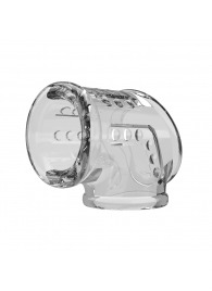 Прозрачная насадка на пенис и мошонку - Baile - в Южно-Сахалинске купить с доставкой