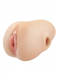 Телесный мастурбатор-вагина Pussy Pounder Squeeze Stroker - Pipedream - в Южно-Сахалинске купить с доставкой