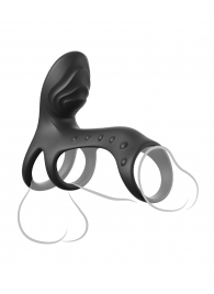 Черная насадка на пенис Ultimate Couples Cage Pro - Pipedream - в Южно-Сахалинске купить с доставкой