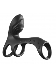 Черная насадка на пенис Ultimate Couples Cage Pro - Pipedream - в Южно-Сахалинске купить с доставкой