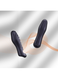 Сливовая силиконовая насадка на пенис с подхватом Manwan Ryzer - Manwan - в Южно-Сахалинске купить с доставкой