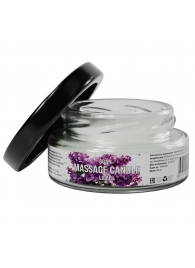 Массажная свеча «Сирень» - 50 мл. - SGAN - купить с доставкой в Южно-Сахалинске