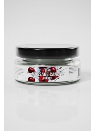 Массажная свеча «Спелая вишня» - 50 мл. - SGAN - купить с доставкой в Южно-Сахалинске