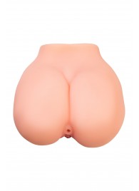 Реалистичный мастурбатор в форме попки с 2 любовными входами - No Name - в Южно-Сахалинске купить с доставкой