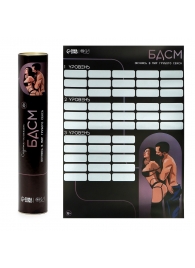 Плакат для двоих со скретч-слоем «БДСМ» - Сима-Ленд - купить с доставкой в Южно-Сахалинске