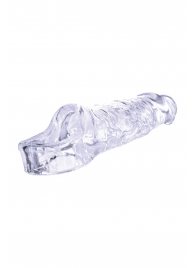 Прозрачная насадка-удлинитель Length Enhancer с подхватом - 16 см. - NMC - в Южно-Сахалинске купить с доставкой