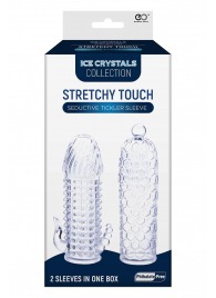 Набор из 2 прозрачных насадок на член Seductive Tickler Sleeves Set - NMC - в Южно-Сахалинске купить с доставкой