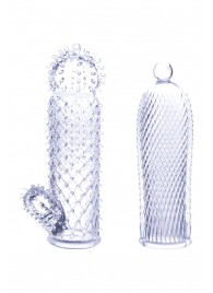 Набор из 2 прозрачных насадок на член Seductive Tickler Sleeves - NMC - в Южно-Сахалинске купить с доставкой